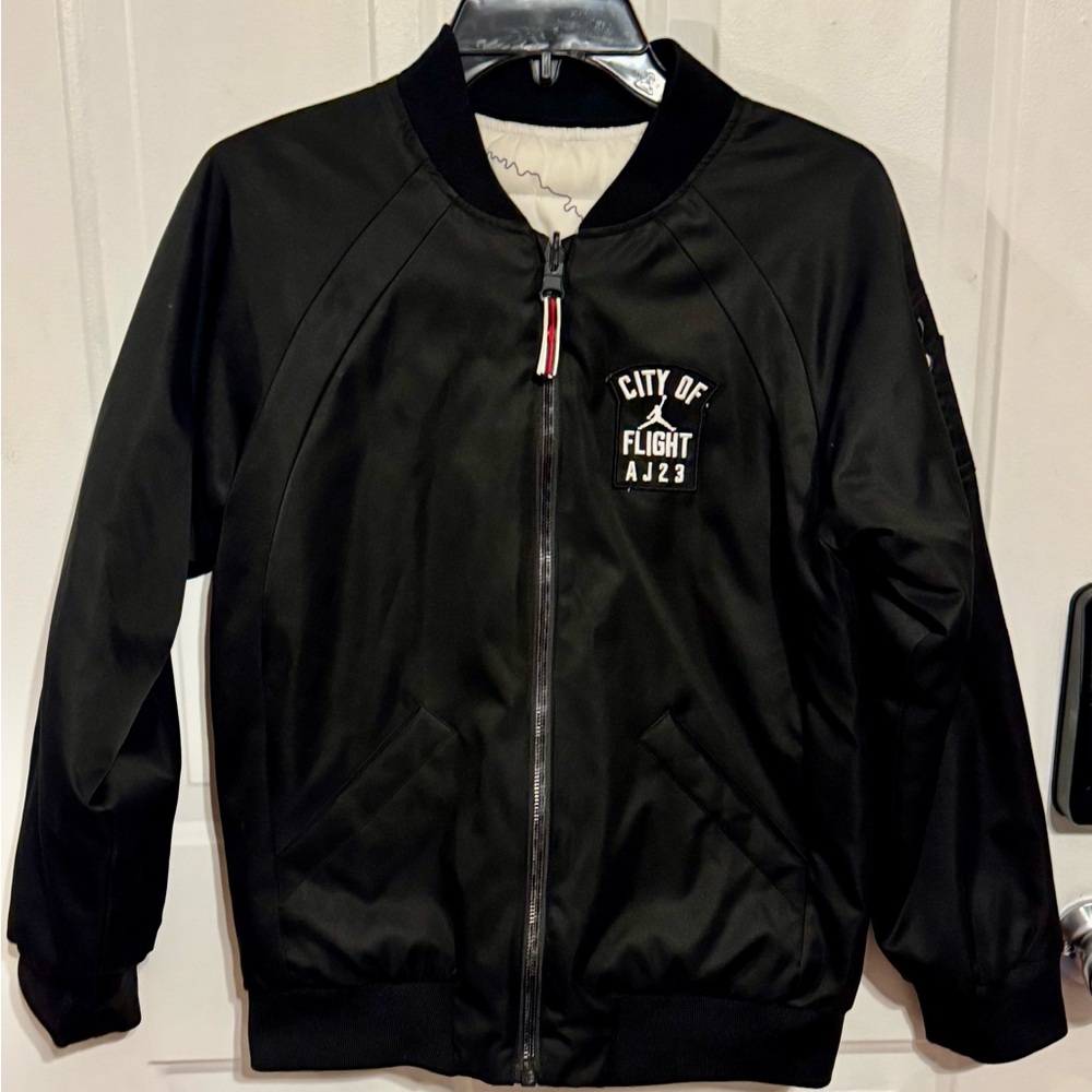 City of Flight Black Kids' Bomber Jacket size M